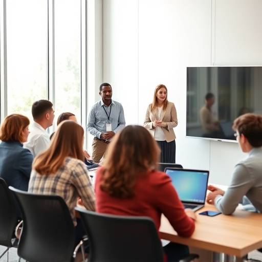 Team of Interview Ace Academy instructors collaborating in a meeting room